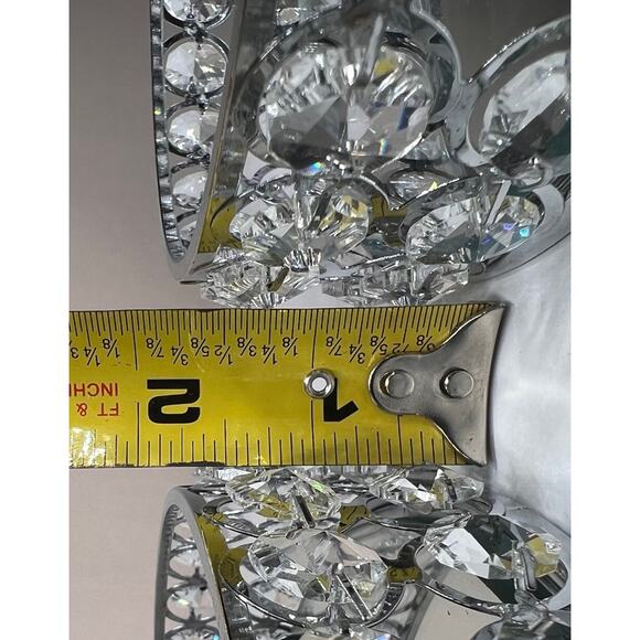 8" & 10" Crystal Round Mirror Candle Plate Perfume Jewelry Makeup Serving Tray - Picture 11 of 11